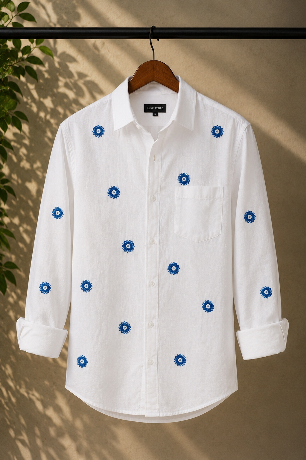 Premium Evil Eye Handwork Men’s Shirt