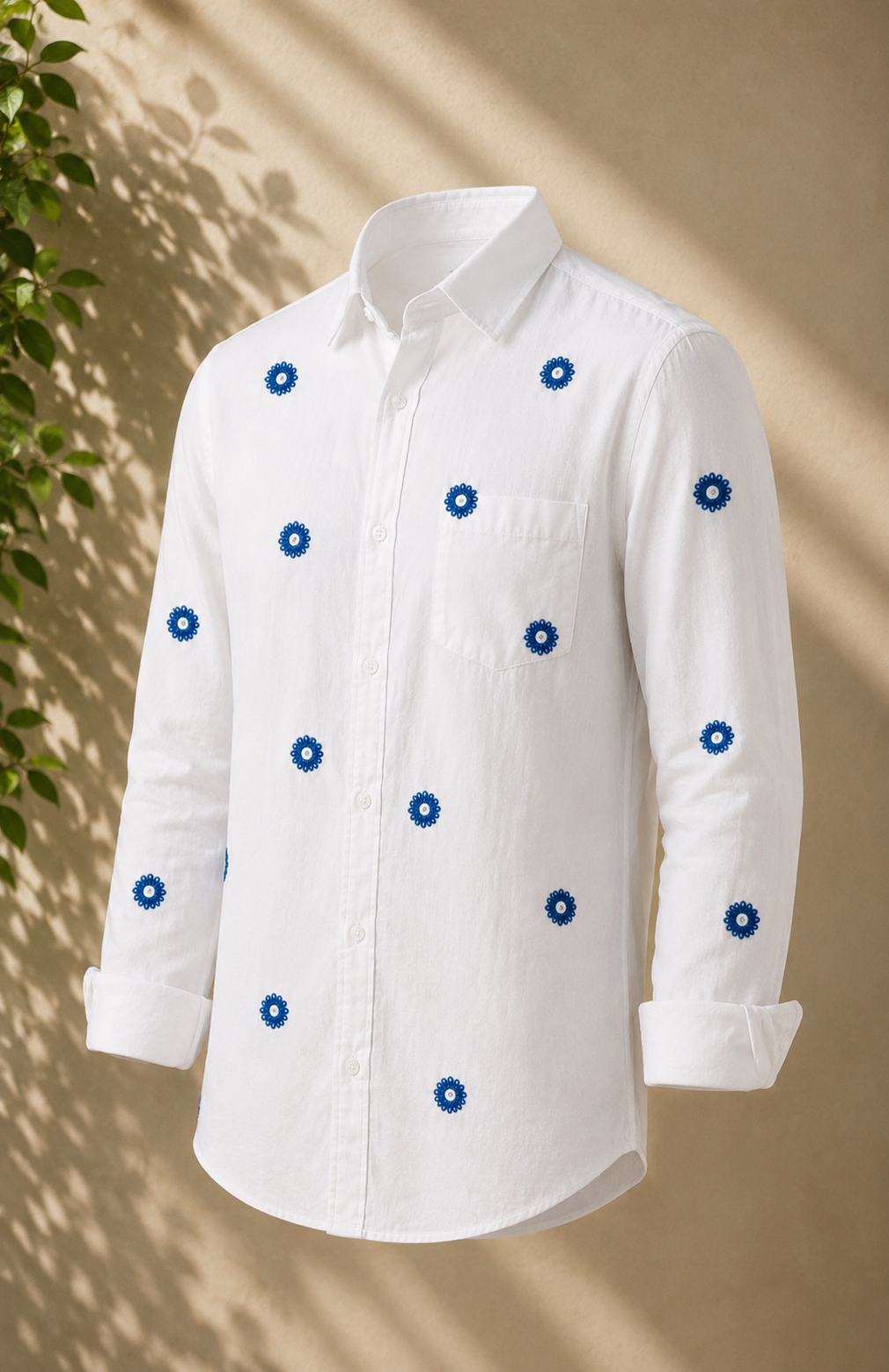 Premium Evil Eye Handwork Men’s Shirt